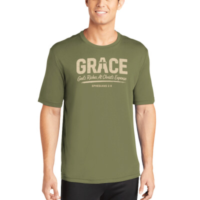 Grace God Riches Drifit Performance Tee Thumbnail