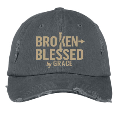 Broken, Blessed Distressed Cap Thumbnail