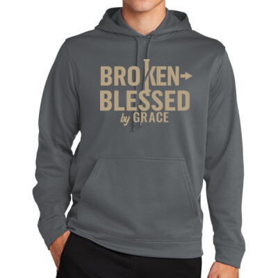The Grace Collection - Broken, Blessed Sport-Wick Fleece Hoodie Thumbnail
