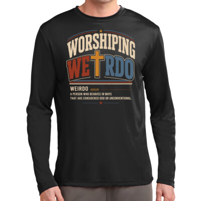 Worshiping Weirdo Long Sleeve Drifit Performance Tee Thumbnail